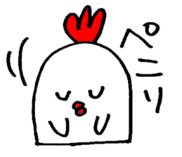 Hakata, Fukuoka dialect with chicken sticker #14810484