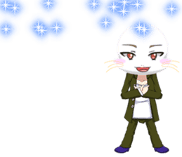 Valentine from lovely cool looks English sticker #14810729