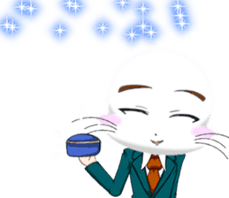 Valentine from lovely cool looks English sticker #14810730