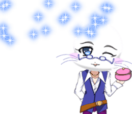 Valentine from lovely cool looks English sticker #14810735