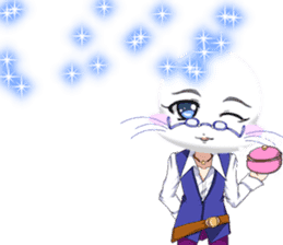 Valentine from lovely cool looks English sticker #14810735