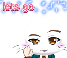 Valentine from lovely cool looks English sticker #14810738