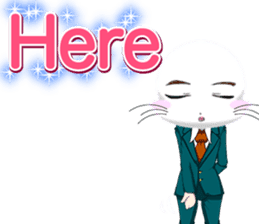 Valentine from lovely cool looks English sticker #14810742