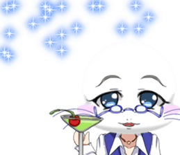 Valentine from lovely cool looks English sticker #14810747