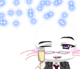 Valentine from lovely cool looks English sticker #14810748