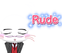 Valentine from lovely cool looks English sticker #14810752