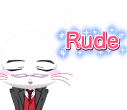 Valentine from lovely cool looks English sticker #14810752