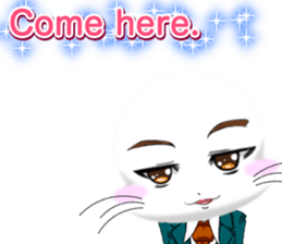 Valentine from lovely cool looks English sticker #14810754