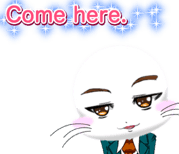 Valentine from lovely cool looks English sticker #14810754