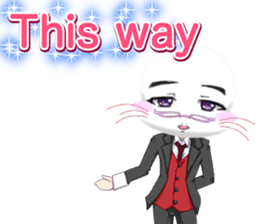 Valentine from lovely cool looks English sticker #14810756