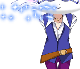 Valentine from lovely cool looks English sticker #14810759