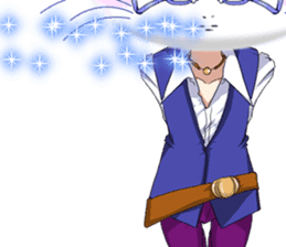 Valentine from lovely cool looks English sticker #14810759