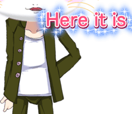 Valentine from lovely cool looks English sticker #14810761