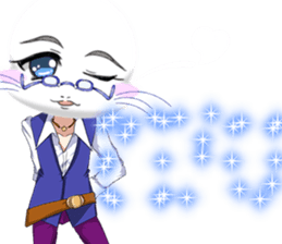 Valentine from lovely cool looks English sticker #14810763