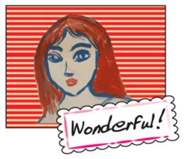 Grandmother's graffiti2 sticker #14811310