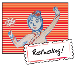 Grandmother's graffiti2 sticker #14811311