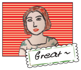 Grandmother's graffiti2 sticker #14811312