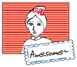 Grandmother's graffiti2 sticker #14811314