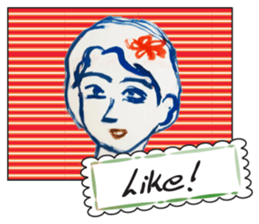 Grandmother's graffiti2 sticker #14811316