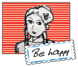 Grandmother's graffiti2 sticker #14811318