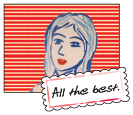 Grandmother's graffiti2 sticker #14811320