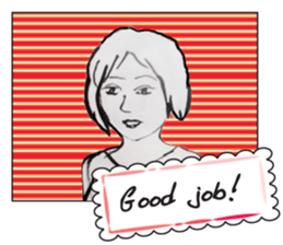 Grandmother's graffiti2 sticker #14811324