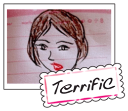 Grandmother's graffiti3 sticker #14811638