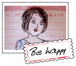 Grandmother's graffiti3 sticker #14811640