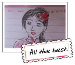 Grandmother's graffiti3 sticker #14811642