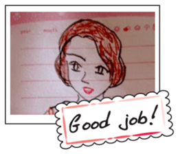 Grandmother's graffiti3 sticker #14811644