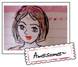 Grandmother's graffiti3 sticker #14811651