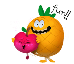 Crazy Fruit sticker #14811841
