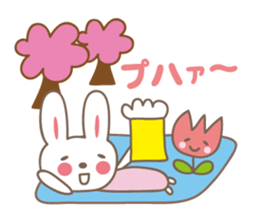Spring event stickers! Rabbit and Turip sticker #14811937