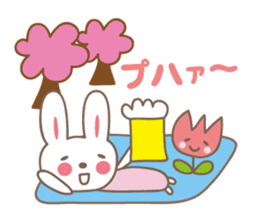 Spring event stickers! Rabbit and Turip sticker #14811937
