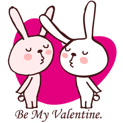 Lovers Stickers for Valentine's Day