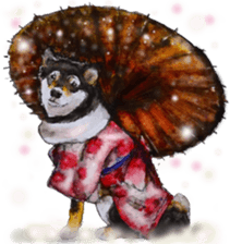 Shiba inu Sisters and friends - 5 sticker #14812244