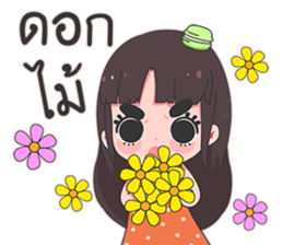 Big Eyebrow Girl sticker #14812450