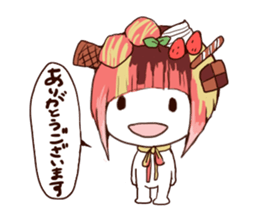 sweet head sticker #14812662