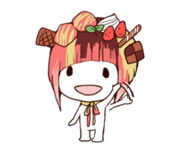 sweet head sticker #14812669