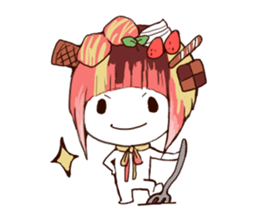 sweet head sticker #14812671