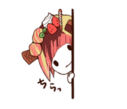 sweet head sticker #14812672