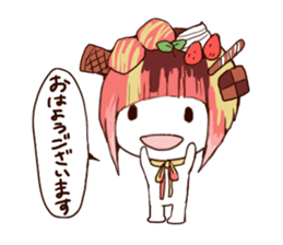 sweet head sticker #14812677