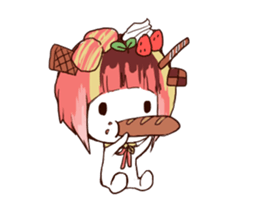 sweet head sticker #14812684