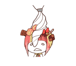 sweet head sticker #14812685