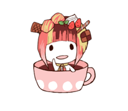 sweet head sticker #14812688