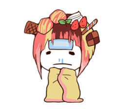 sweet head sticker #14812689