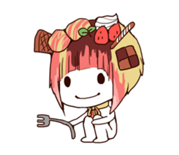 sweet head sticker #14812698