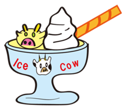 Ice Cow sticker #14812725