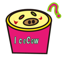 Ice Cow sticker #14812741