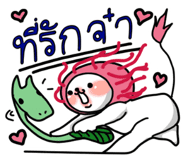 thai Rambutan animal sticker #14813503